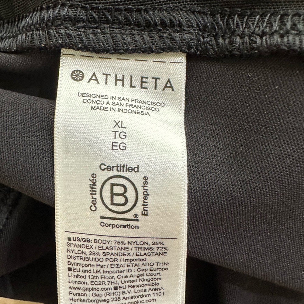 Athleta Women’s Black Athletic Pants Joggers Size XL - Picture 10 of 11